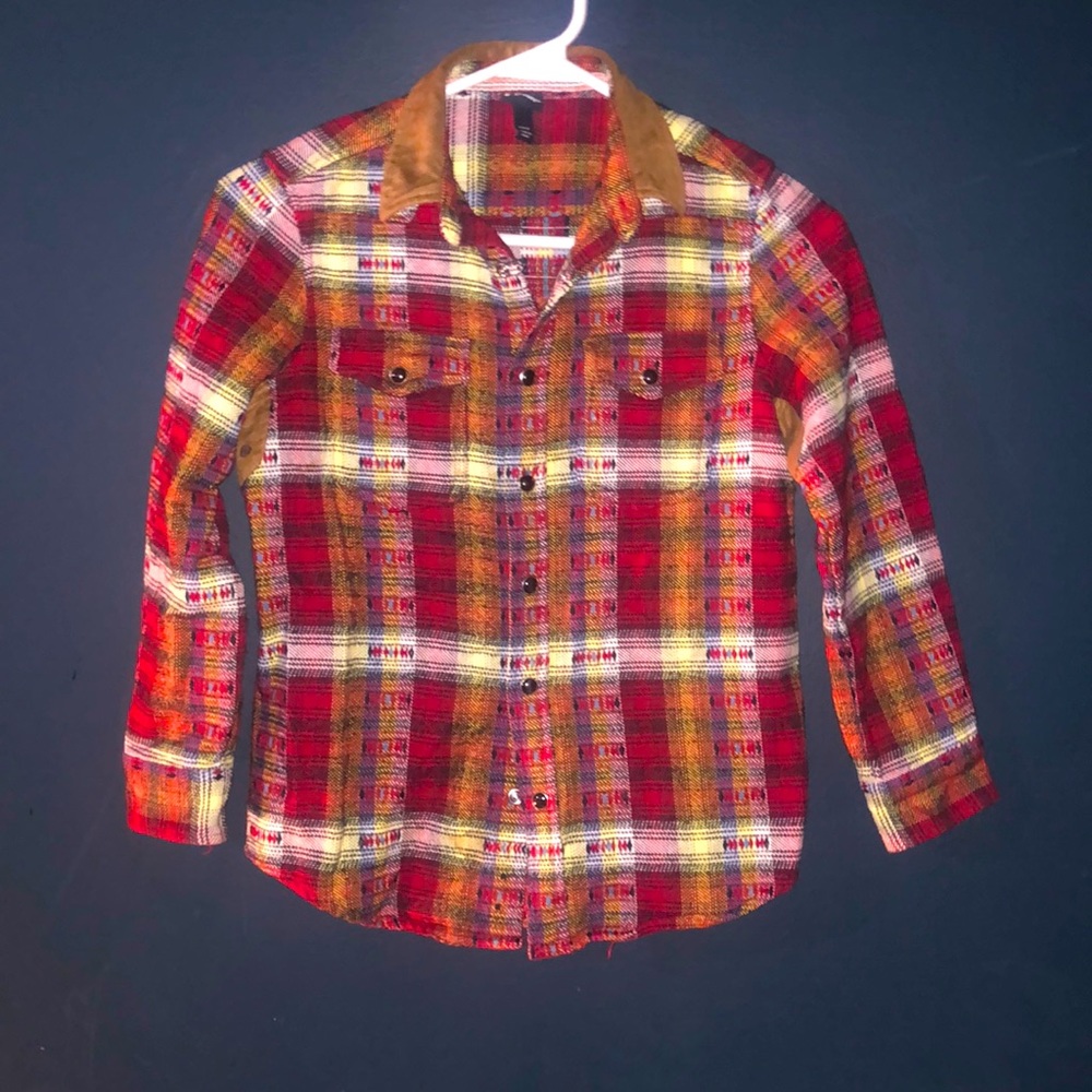 Boys plaid shirt